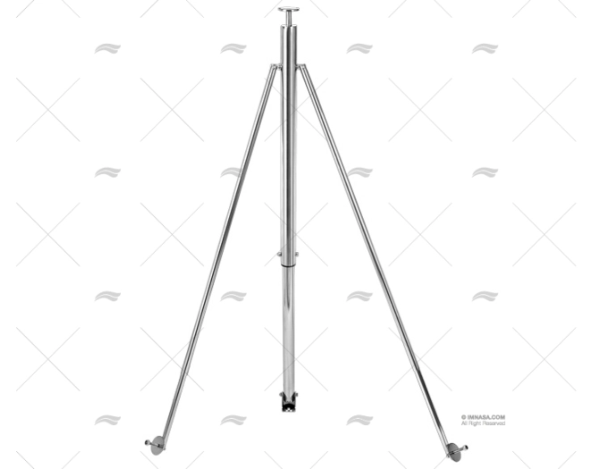 SKI MAST SS 316 895-1420mm