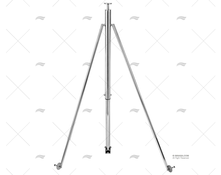 SKI MAST SS 316 895-1420mm