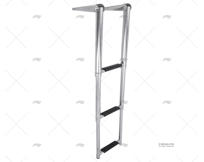 ESCADA DE AÇO INOX 3 PASSOS 230mm