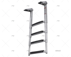 TELESCOPING DROP LADDER 4 WIDE STEPS INO