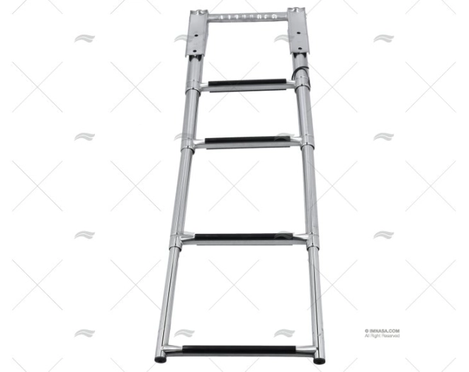 TELESC. DROP LADDER 4 STEPS W/GRIP HANDL