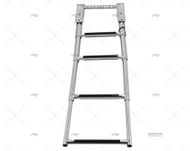 TELESC. DROP LADDER 4 STEPS W/GRIP HANDL