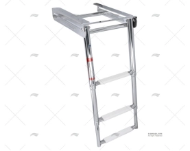 ESCALERA INOX 3P PLEGABLE SOP.300x395x75