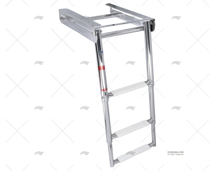 ESCALERA INOX 3P PLEGABLE SOP.300x395x75