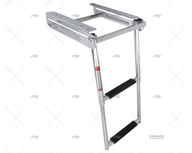 ESCALERA TELESC. INOX 2P C/CIERRE