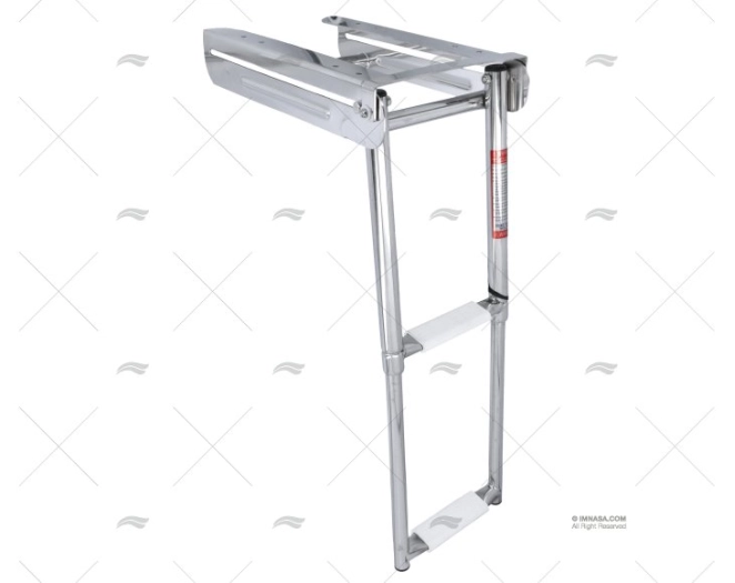 ESCALERA TELESC. INOX 2P C/CIERRE 178mm