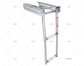 ESCALERA TELESC. INOX 2P C/CIERRE 178mm