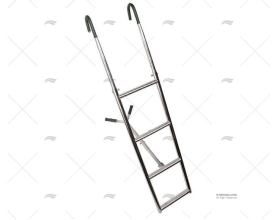 ESCALERA PLEGABLE C/ BRAZOS INOX 1100mm