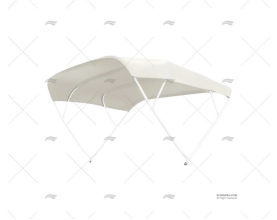 BIMINI 200x252x156 ALUM BLANC 4 ARCEAUX