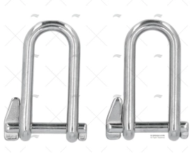 SHACKLE LONG WITH KEYPIN 5mm S.S.(2U)