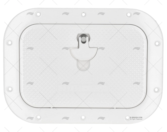 ACCESS COVER 370x270 WHITE ALUMINIUM