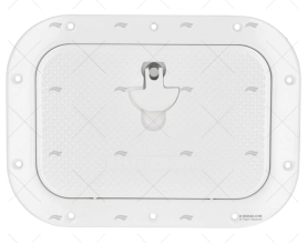 ACCESS COVER 370x270 WHITE ALUMINIUM