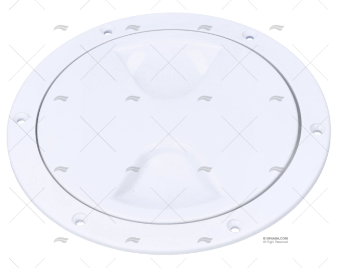 DECK PLATE, SCREW-IN 125mm WHITE