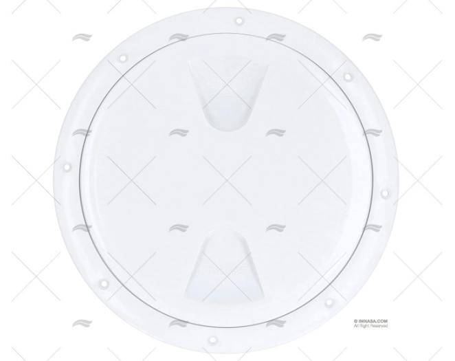 DECK PLATE SCREW-IN 260mm WHITE