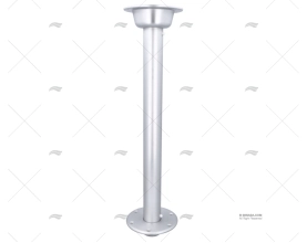 PEDESTAL FOR TABLE IN ALUMINIUM ANODIZED IMNASA