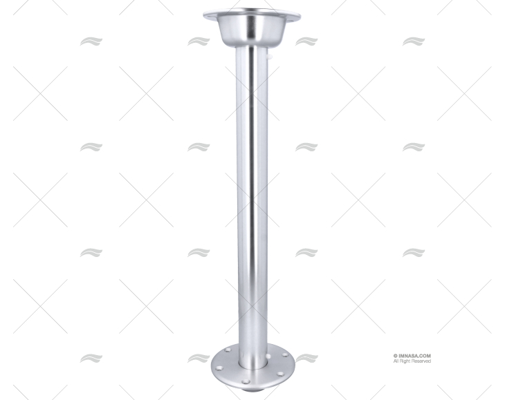 PEDESTAL FOR TABLE IN ALUMINIUM POLISHED IMNASA