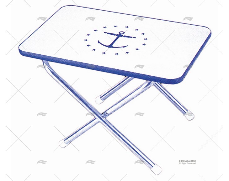 TABLE DE PONT BLANC 600X400MM  RECT Garelick