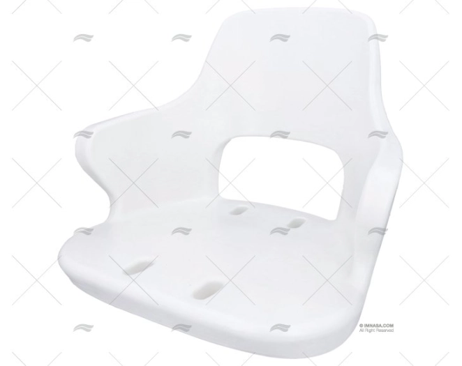 ANATOMICAL SEAT W/O CUSHION 520x470mm