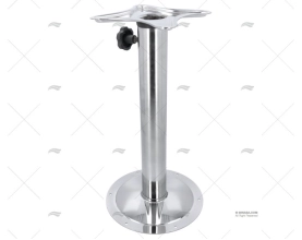 PIE MESA INOX 450-650mm BASE 230mm