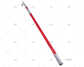 RED TELESCOPING BOATHOOK 1200-2100mm