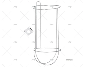 PORTA DEFENSAS 195x320-425mm INOX