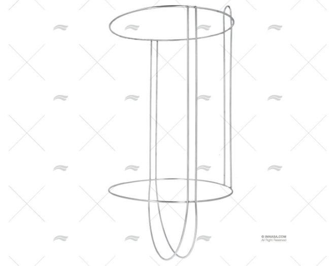 PORTA DEFESAS 305x420-580mm INOX