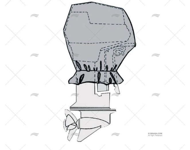 HOUSSE MOTEUR H.B DE 25CV A 50CV