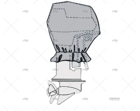 COVER FOR OUTBOARD FROM 25 TO 50HP