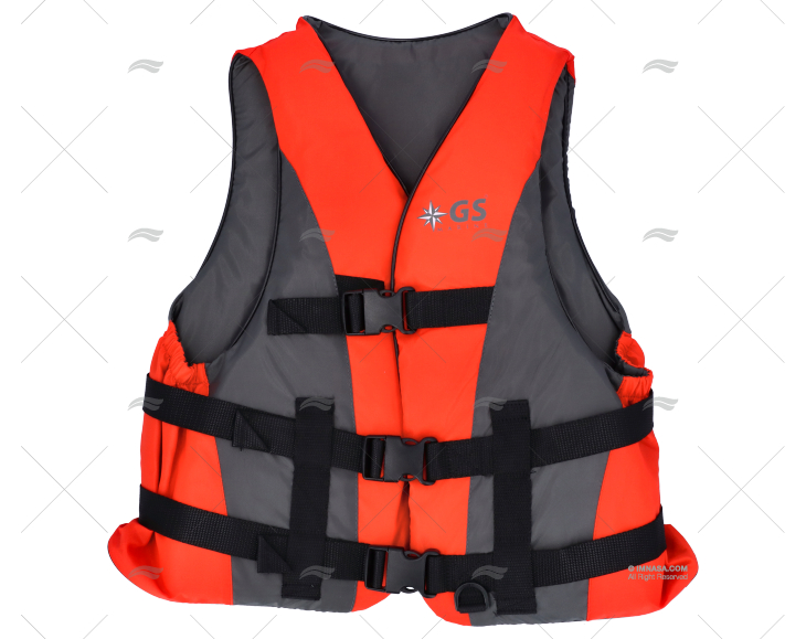 GS BUOYANCY AID SKI RED/CARBON T-M 50N