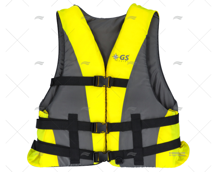 GILET DE SKI  GS JAUNE/CHARBON T-XL 50N