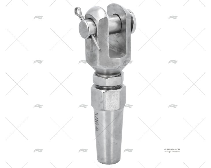 TERMINAL GARFO INOX-316 8mm