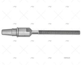 EYE TERMINAL BLUE WAVE S.S316  8mm