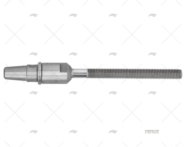 EYE TERMINAL BLUE WAVE S.S316  8mm