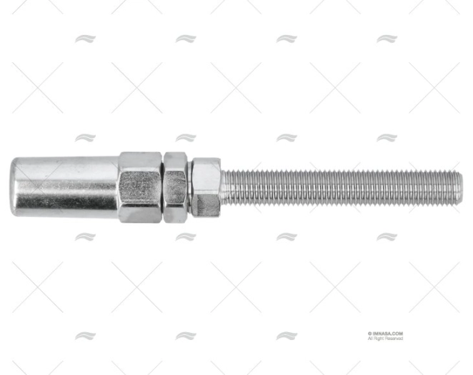 EYE TERMINAL BLUE WAVE S.S316 10mm