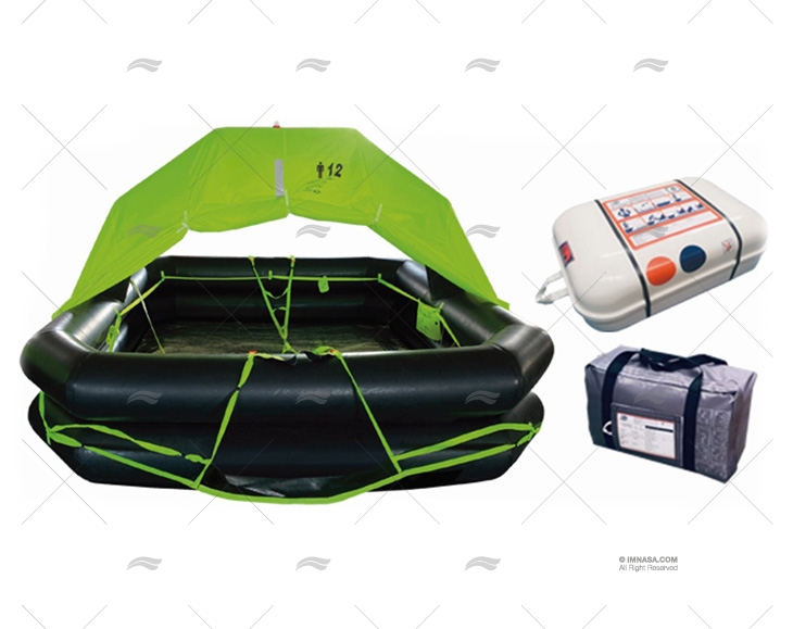 LIFERAFT 4 PERSON CANISTER ISO9650 SPAIN