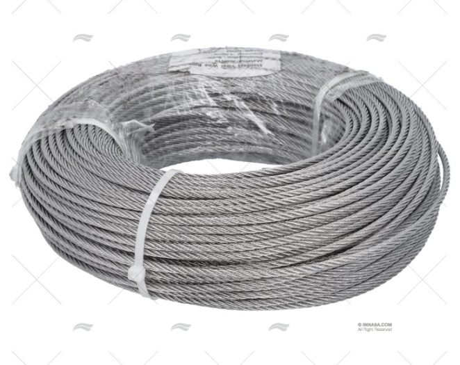 CABLE 7x7 INOX 4,00mm  100m