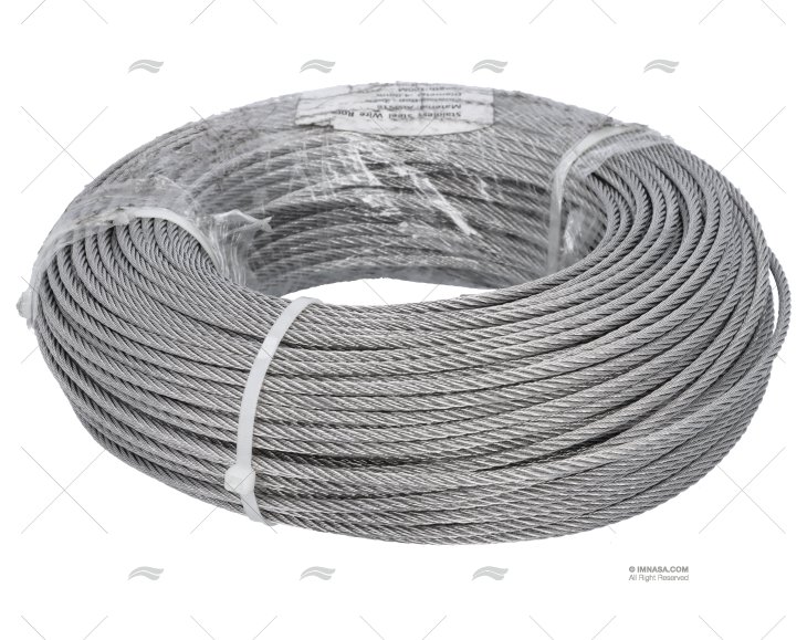 CABLE 7x7 INOX 4,00mm  100m