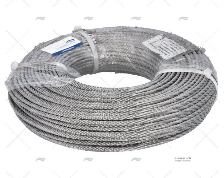 CABLE 7x7 INOX 5,00mm  100m