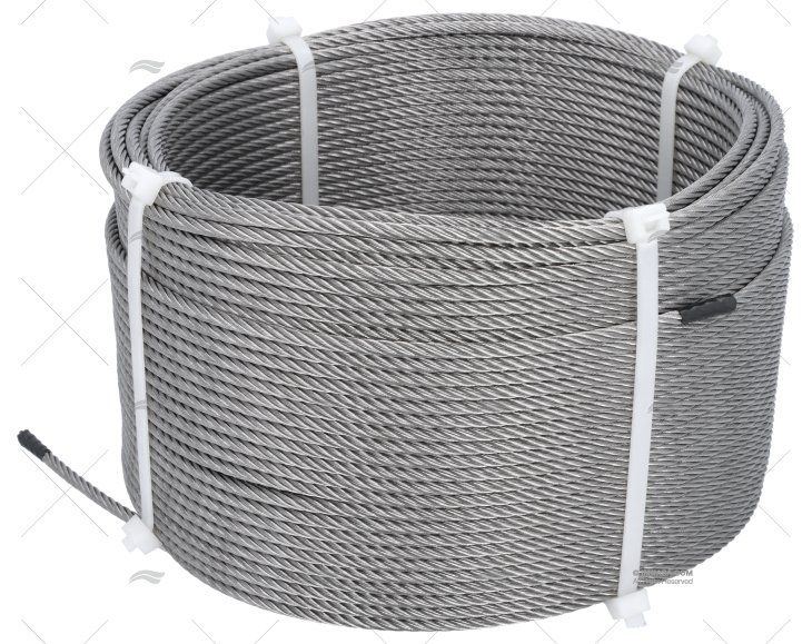 CABLE S.S. 7x19 5.0mm REEL 100m