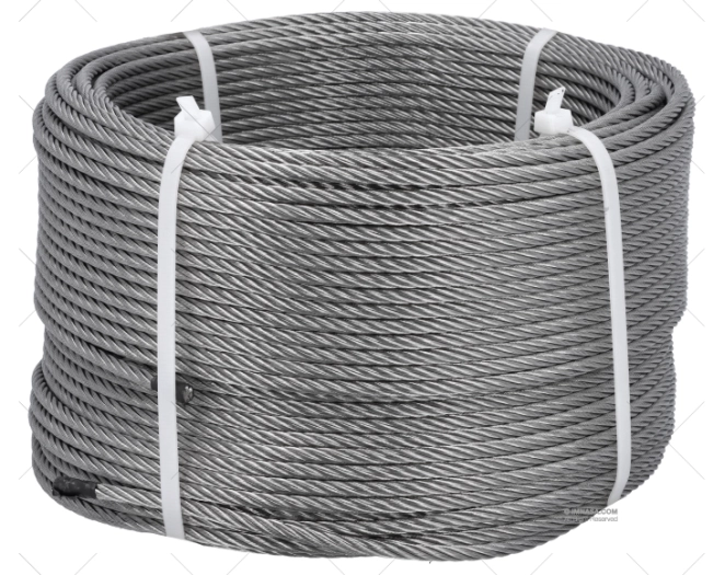 CABLE 7x19 INOX 6,00mm 100m