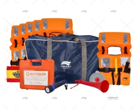 SAFETY EQUIPMENT BAG 6 JACKETS ZONE 3-4