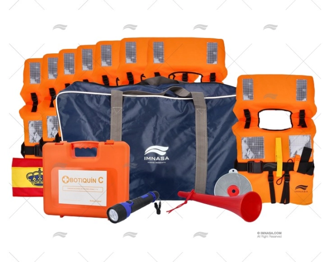 EQUIPAMENTO SALVA-VIDAS 2/60 MILHAS 8 CO IMNASA