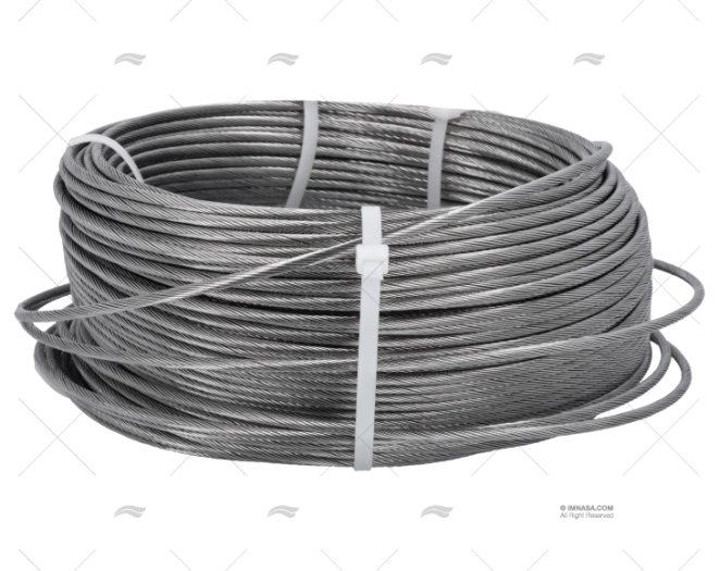 CABLE  1x19 INOX 5,00mm / ROLLO 100