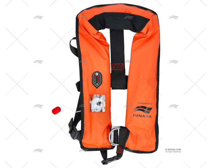 INFL. LIFEJACKET PORT 150N AUT/HAR. PVC IMNASA