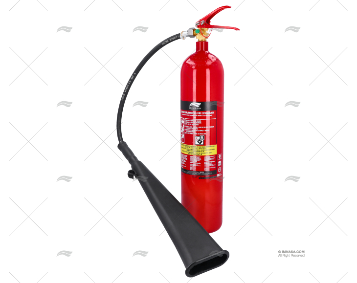 EXTINGUISHER CO2 5kg B MANUAL STEEL