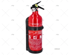 EXTINGUISHER ABC 1kg MANUAL W/GAUGE