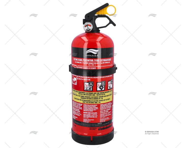 EXTINGUISHER ABC 2kg W/MANOMETER