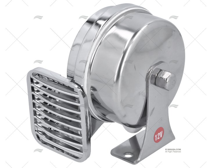 ELECTRIC HORN 12V CHROME PLATING MARCO