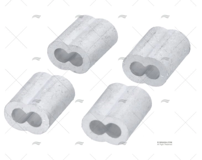 ALUMINIUM CABLE CLAMP   4mm