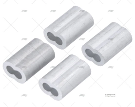 ALUMINIUM CABLE CLAMP   5mm